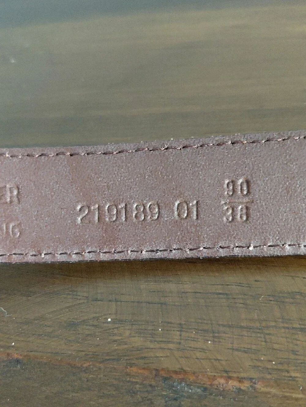 Christian Dior Men’s Black Belt And Gold Buckle Sz 90/36 - Picture 5 of 12